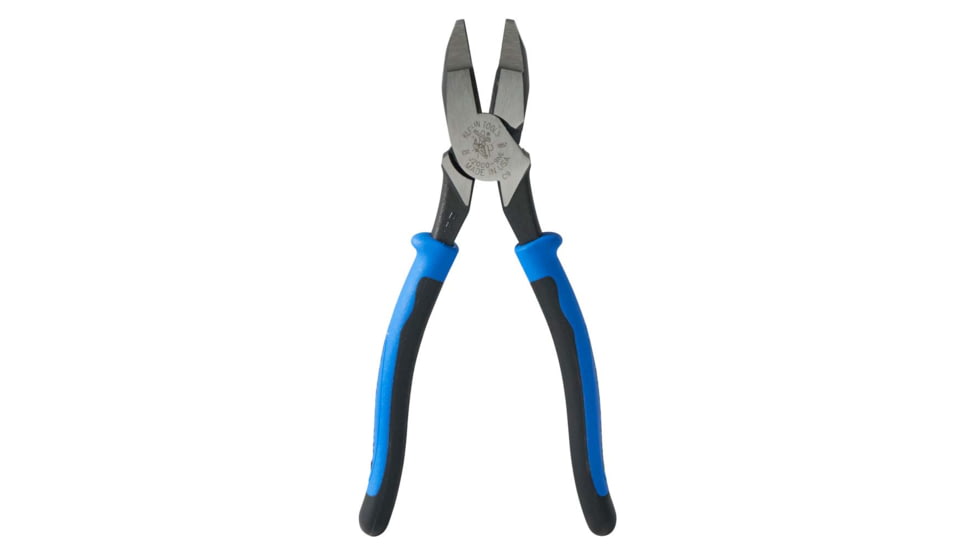 Klein Tools Linemans Pliers, Journeyman Handle, 9In, Light Blue/Black, J2000-9NE
