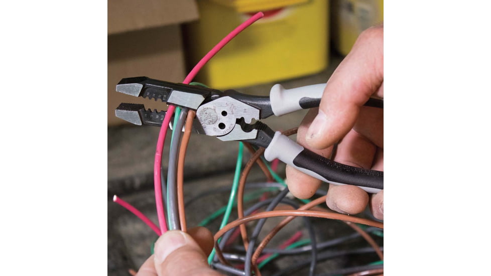 Klein Tools Pliers w/Crimper Hybrid, J215-8CR