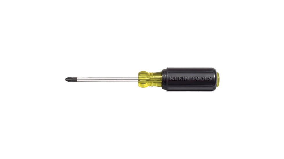 Klein Tools Profilated Phillips-Tip Screwdriver 4" Round-Shank #2 52800