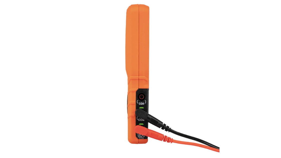 Klein Tools TRMS Auto-Ranging Slim Digital Multimeter, 600V, Temp, Orange/Black, MM450