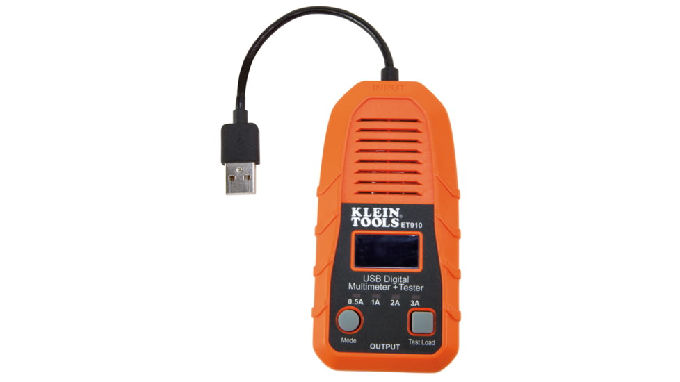 Klein Tools USB Digital Meter &amp; Tester - USB-A Type A 73866