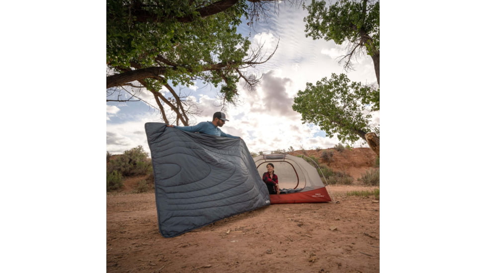 Klymit Horizon Travel Blanket, Grey, 13HTGY01C