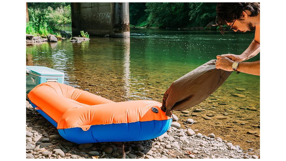 Klymit LiteWater Dinghy LWD Packraf, Orange, Regular, 14LDBL02C