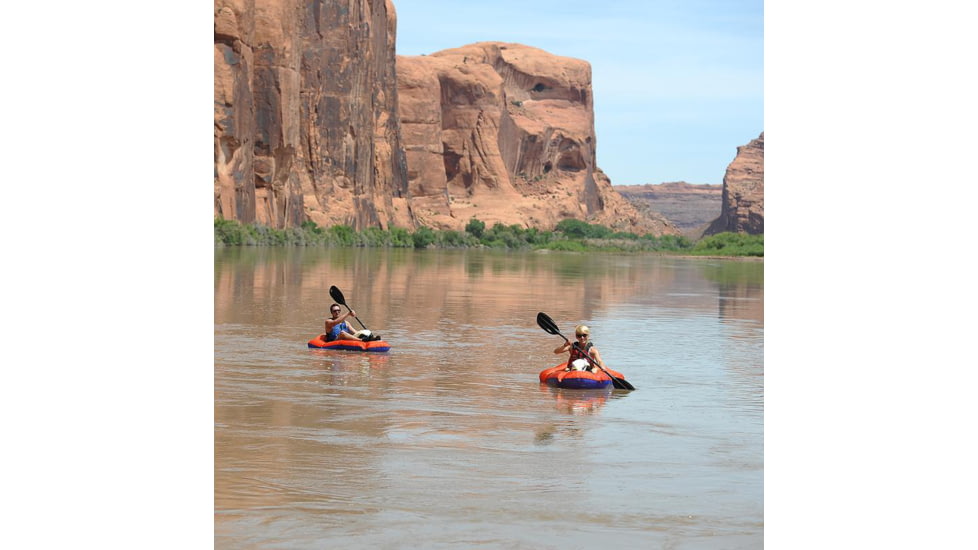 Klymit LiteWater Dinghy LWD Packraf, Orange, Regular, 14LDBL02C