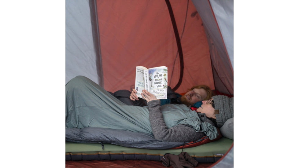 Klymit Nest Warm Weather Sleeping Bag Liner, Grey, Large, 13NWGR01C