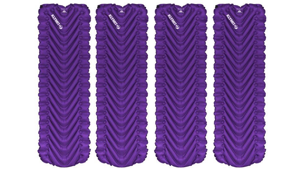 Klymit Static V - 4 Pack CampSaver Purple