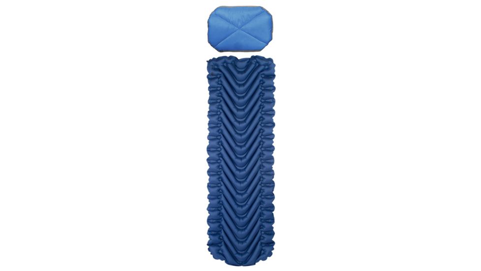 Klymit Static V and Top Down Pillow Combo - Dark Blue