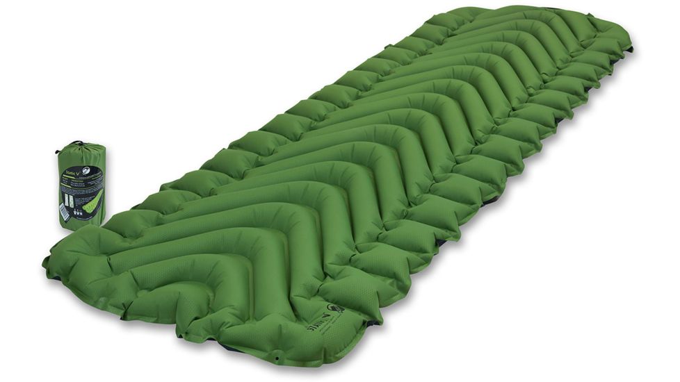 Klymit Static V Sleeping Pad, Green, Long, 06SVGR02D