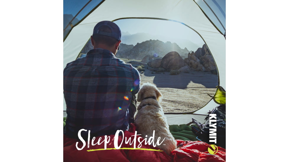 Klymit Static V Sleeping Pad, Green, Regular, 06SVGR02C