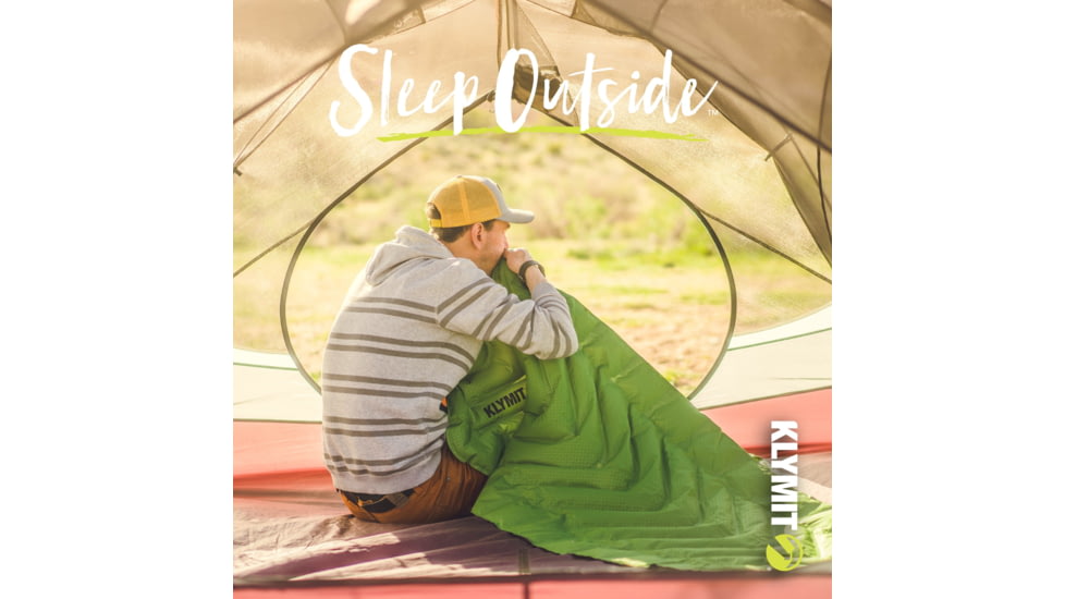 Klymit Static V Sleeping Pad, Green, Regular, 06SVGR02C