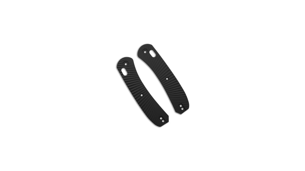 Knafs KNAFS Lander 2 Knife Scales Aluminum Solar Flare - Black, Black, adult, BHQ-196476