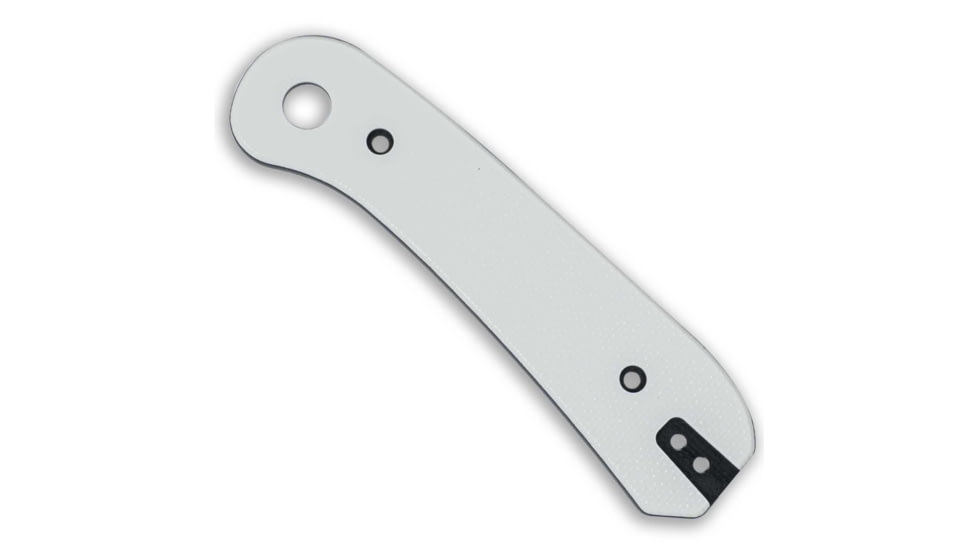 Knafs Lander 1 Flat G10 Knife Scales, White/Black, KNAFS-00139