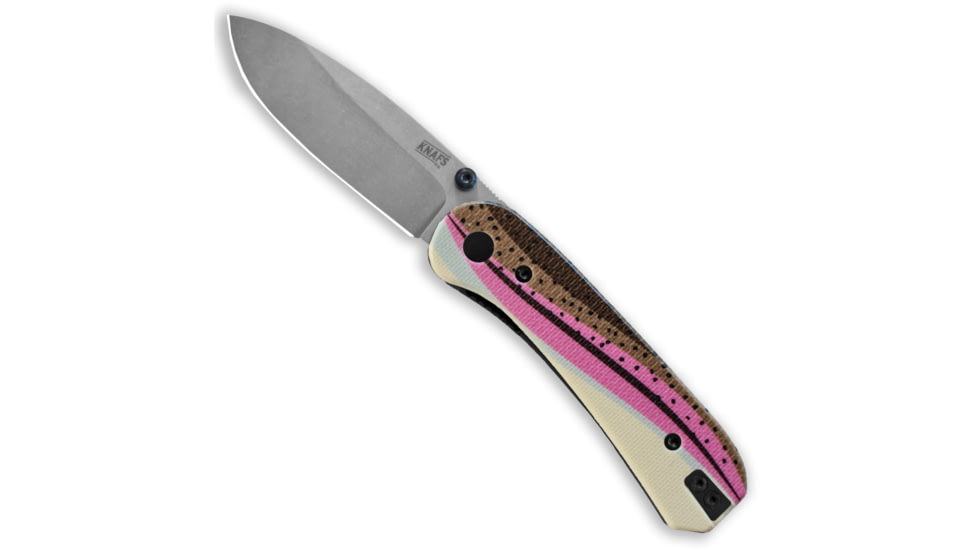 Knafs Lander 1 Knife Scales, Rainbow Trout , G10, Multi, KNAFS-00088