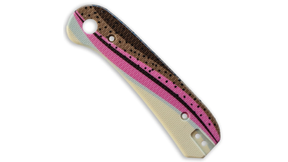 Knafs Lander 1 Knife Scales, Rainbow Trout , G10, Multi, KNAFS-00088