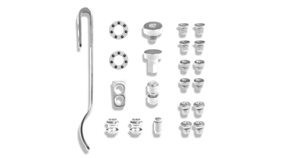 Knafs Lander 1 Pocket Knife Rebuild Kit, Silver, KNAFS-00131
