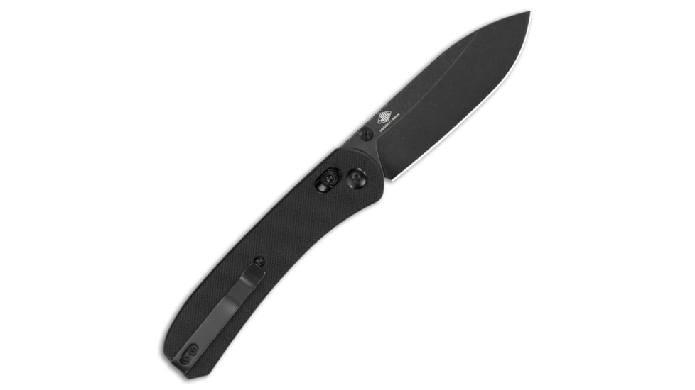Knafs Lander 2 Pocket 3.25in Folding Knife, G10 Handle, Clutch Lock, S35VN, Drop Point, Black/Black, KNAFS-00180