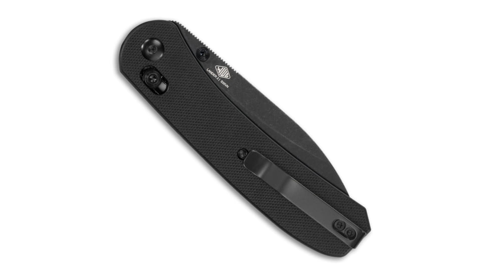 Knafs Lander 2 Pocket 3.25in Folding Knife, G10 Handle, Clutch Lock, S35VN, Drop Point, Black/Black, KNAFS-00180