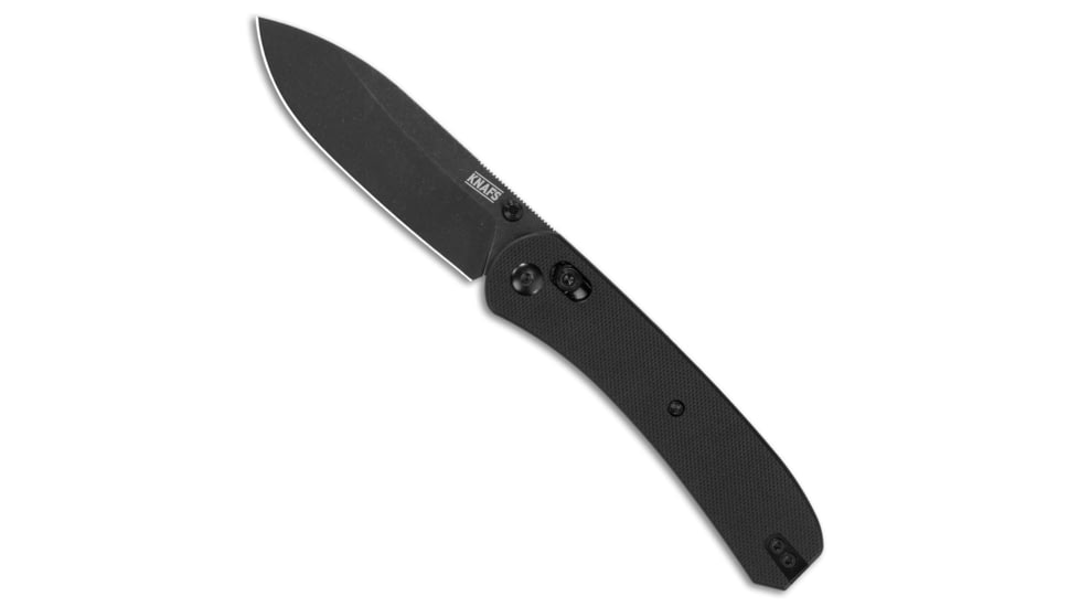 Knafs Lander 2 Pocket 3.25in Folding Knife, G10 Handle, Clutch Lock, S35VN, Drop Point, Black/Black, KNAFS-00180