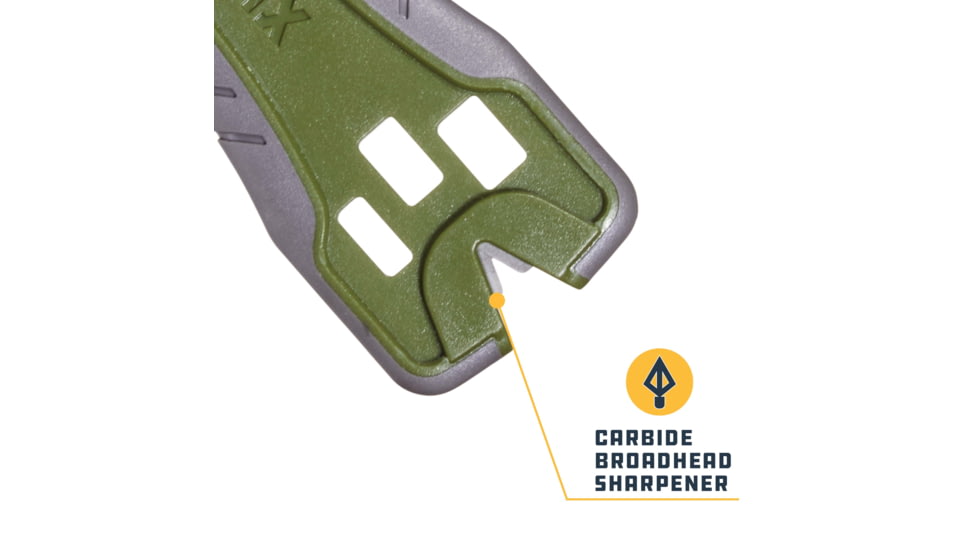 KNetix MV Broadhead Wrench and Sharpener, Gray/Olive, 14710