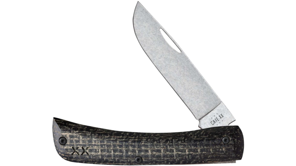 Knife Case Case Knives Crossroads Series Black Burlap Lam Sod Buster Jr