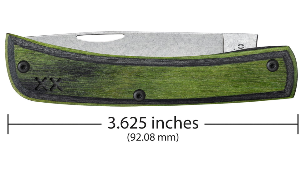 Knife Case Case Knives Crossroads Series Green/black Lam Sod Buster Jr
