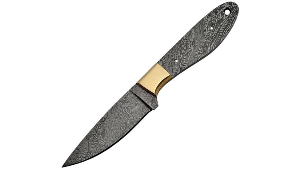 Knifemaking 3.5in Damascus Steel Drop Point, Damascus Steel Handle, BL-DM2743