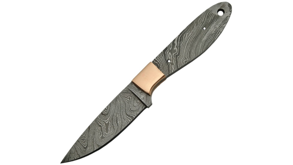 Knifemaking 3.75in Damascus Steel Drop Point, Damascus Steel Handle, BL-DM2738