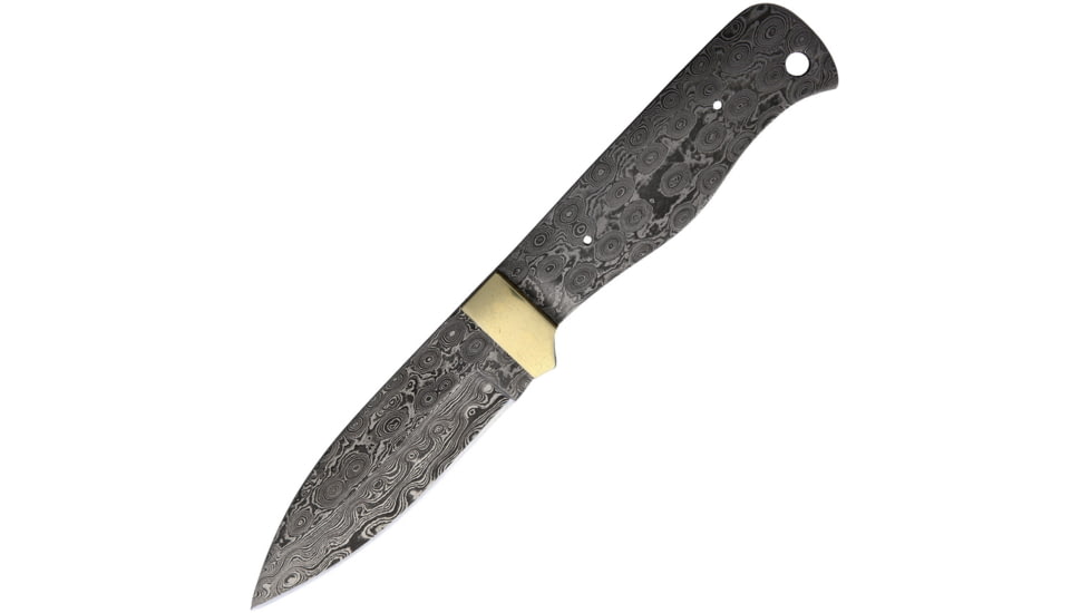 Knifemaking Bushcraft Damascus Blade, 4.25 Damascus steel blade, SM-APR-BL1 DAMASCUS