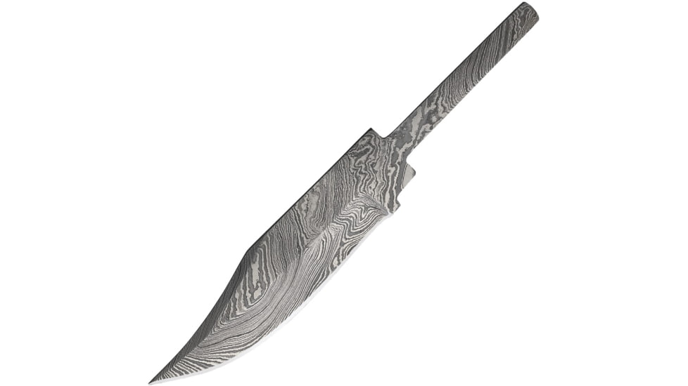Knifemaking Damascus Skinner Blade, 4.25 Damascus steel clip point blade, BL147D BL-MAY 15