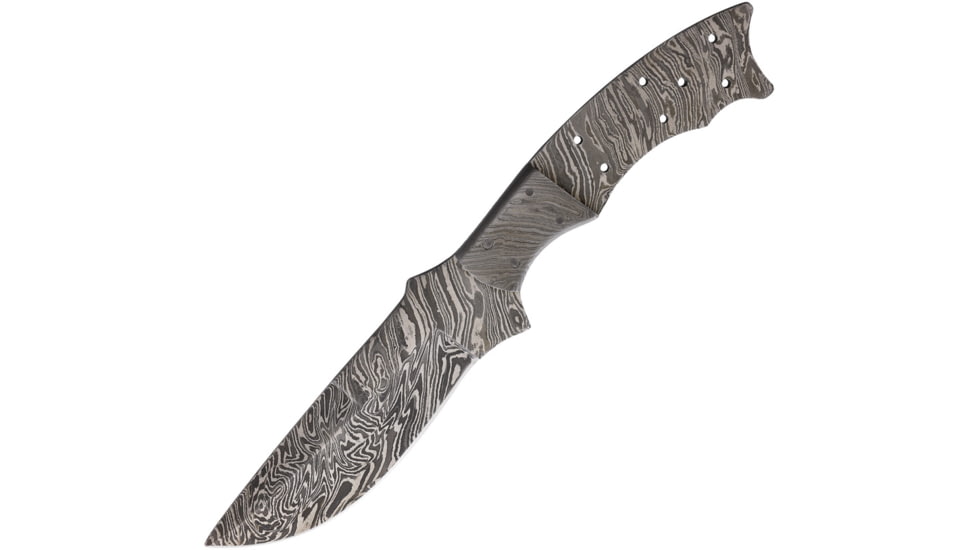 Knifemaking Hunter Knife Blade Damascus, 5 Damascus steel blade, SM-APR-BL13 DAMASCUS