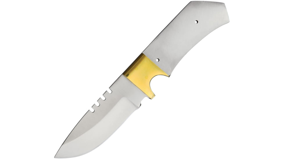 Knifemaking Knife Blade, 3.75 stainless blade, One-piece construction, SM-APR-BL11 STAINLESS