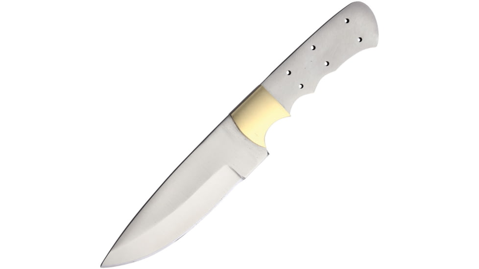 Knifemaking Knife Blade Drop Point, 4.63 satin finish stainless blade, SM-APR-BL10 STAINLESS