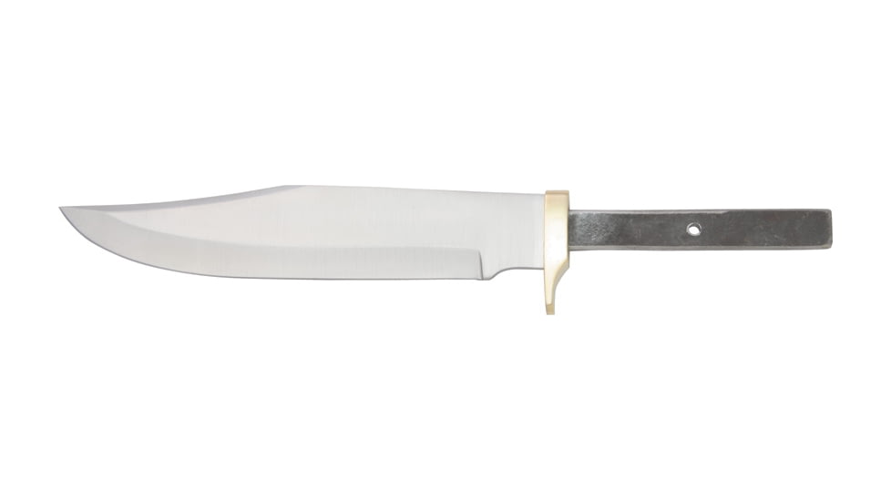 Knifemaking Stainless Fixed Blade Knife, 8in, Steel, Bowie, Stainless Steel, SO-BL2