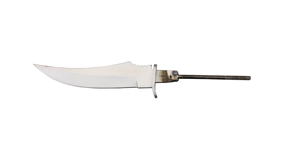 Knifemaking Stainless Fixed Blade Knife, 4in, Steel, Upswept, Stainless Steel, BL-7821