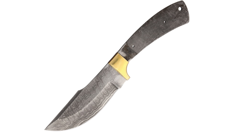 Knifemaking Skinner Blade, 5 Damascus steel clip point blade, BL612D