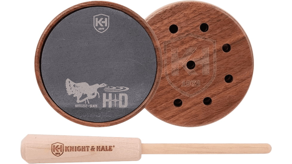 Knight And Hale Slate Pot Call Walnut/Black Slate, KHT0202