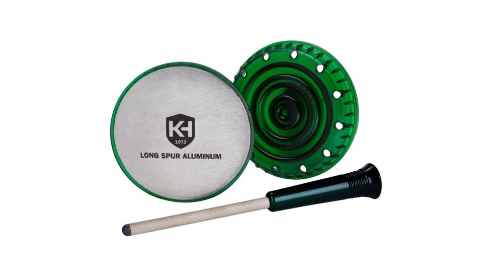 Knight &amp; Hale Long Spur Turkey Call Aluminum, Green KHT1004-T