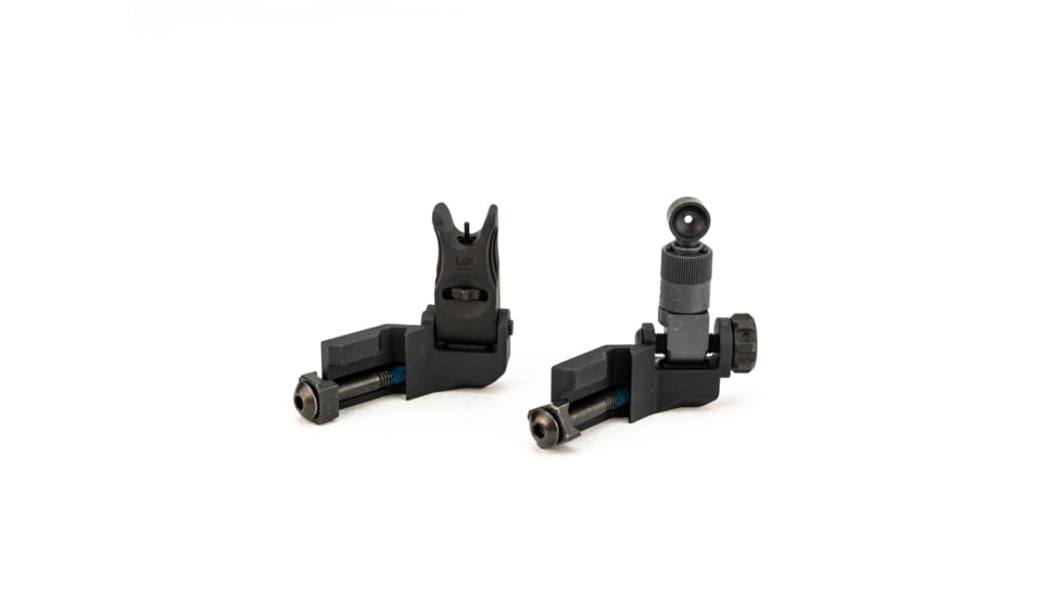 Knight's Armament Offset Fixed Front and Rear Sight, Black, 31593