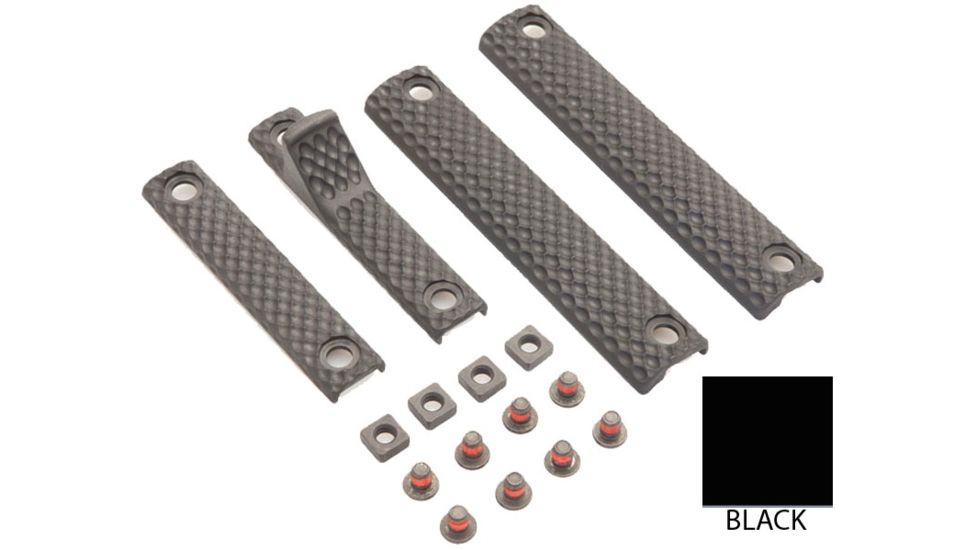 Knight's Armament URX III and 3.1 Long Rail Panel Kit, Black KM30410-BLK, EDEMO1