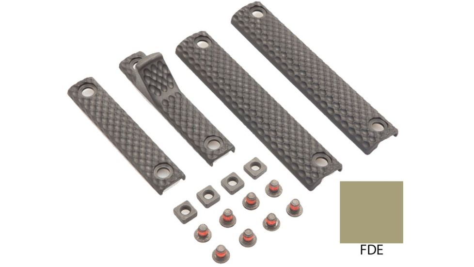 Knight's Armament URX III and 3.1 Long Rail Panel Kit, Flat Dark Earth KM30410-FDE