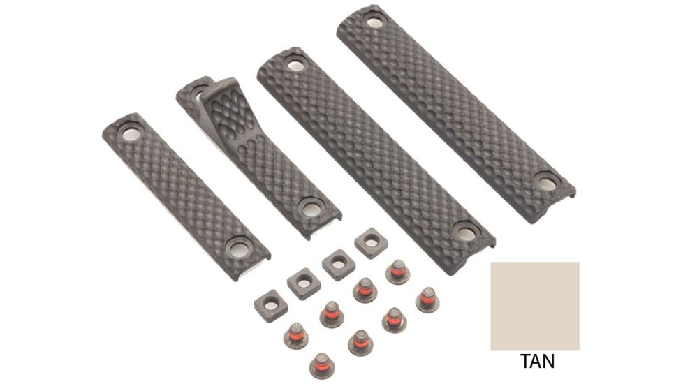 Knight's Armament URX III and 3.1 Long Rail Panel Kit, Tan KM30410-TAN