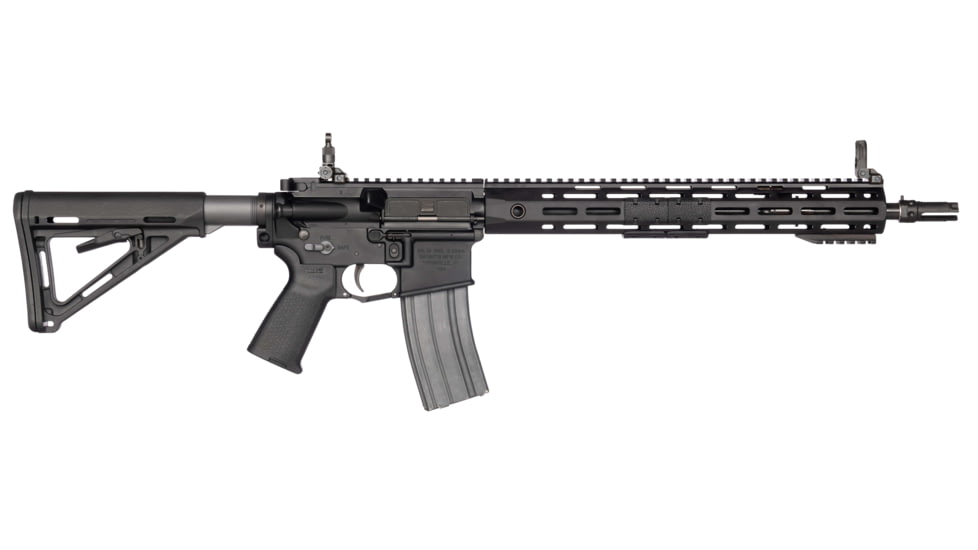 Knights Armament SR-15 Semi-Auto Rifle, 5.56x45mm NATO, 16 in barrel, 1-7 Twist, Three-Prong Flash Hider, 30 Rounds, 31900-FRRMPG
