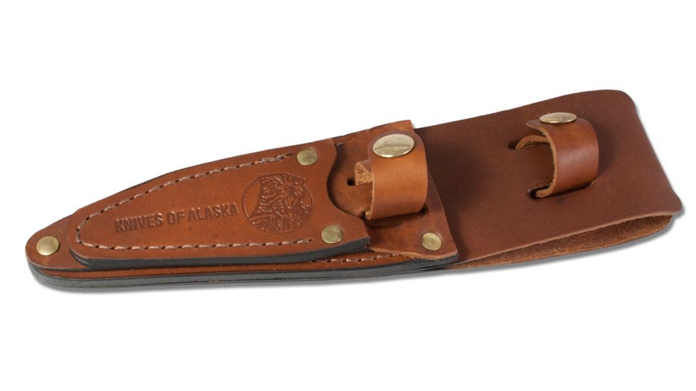 Knives of Alaska Bush Camp Muskrat Combo Suregrip Handle Knives, Black, 00307FG