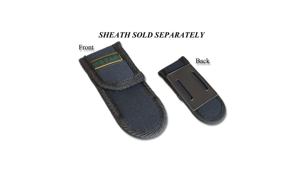 Knives of Alaska Featherlight Hunter D2 Knife, G-10 OD Handle, Olive Drab, 00395FG