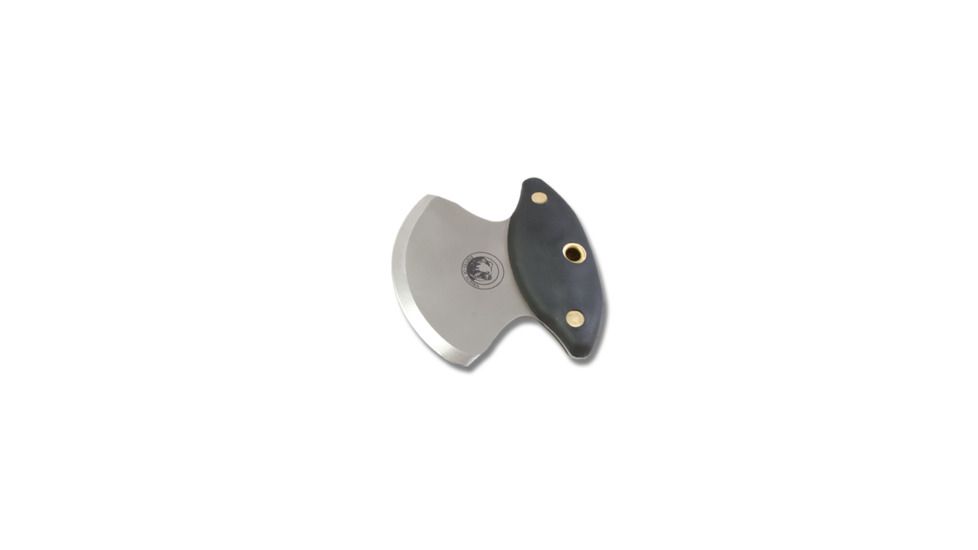 Knives of Alaska Magnum D2 Steel Ulu, Black, 00122FG