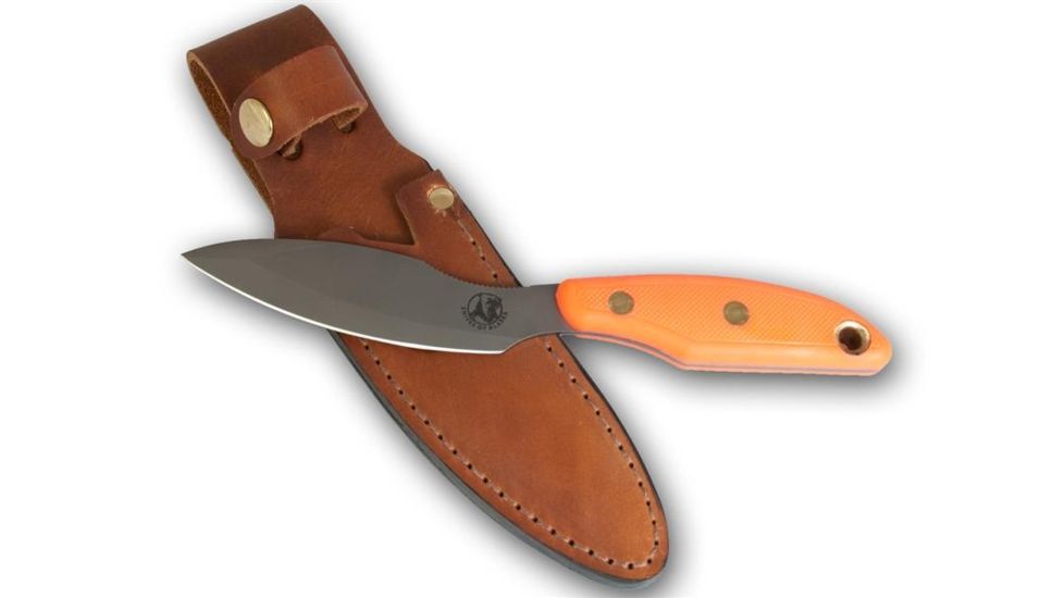 Knives of Alaska Xtreme Yukon 2 D2 Knife, Suregrip Handle, Hunters Orange 00823FG
