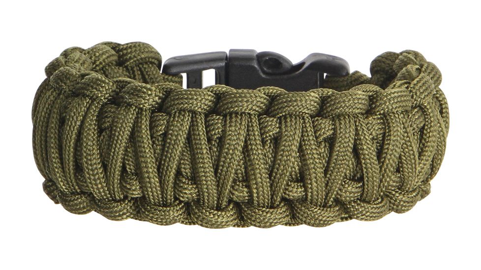Knotty Boys Fat Boy Survival Bracelet, Olive Drab, 8in. Diameter KY112