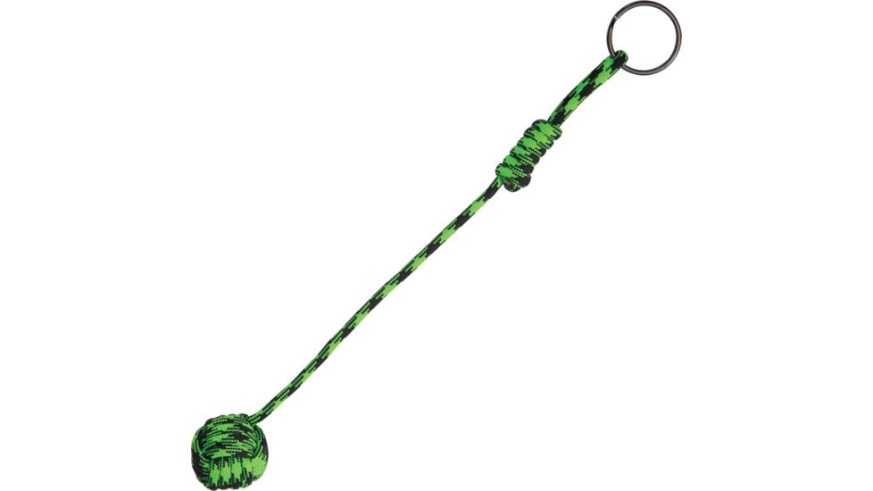 Knotty Boys Zombie Monkey Fist Chain Accessory, Neon Green-Black KYM0000