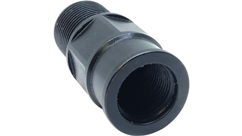 KNS Precision 1/2-36 to 5/8-24 Thread Adapter, Black Nitride Finish, KNS 1/2-36 to 5/8-24 TA