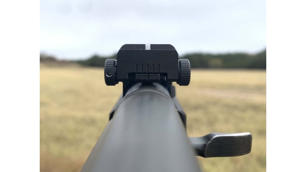 KNS Precision AK Adjustable Rear Notch Sight, Black, AK EL-WIN- NOTCHED